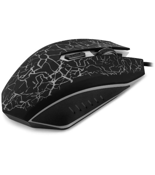 Мышь проводная Oklick 896G черный, 12800 dpi, USB, кнопки - 5