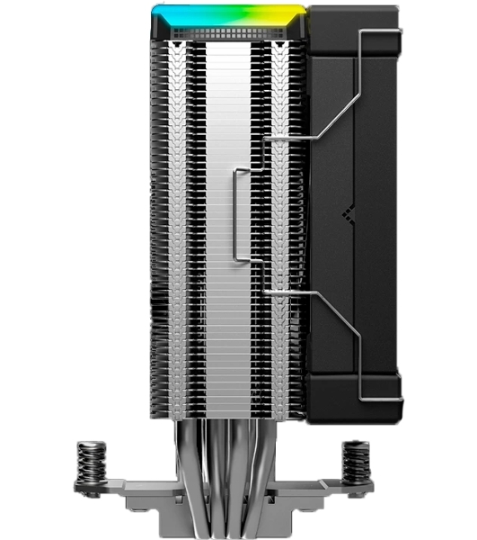 Устройство охлаждения(кулер) Deepcool AK400 Digital SE Soc-AM5/AM4/1200/1700/1851 черный 4-pin 19-28dB Al+Cu LCD 220W 812gr Ret (R-AK400-BKADMN-GJD)