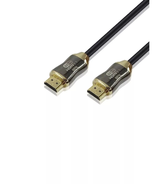 Кабель HDMI 19M/M,ver. 2.1, 8K@60 Hz 2m метал разъемы, нейлоновая оплетка Telecom TCG300-2M