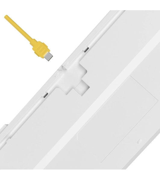 Клавиатура проводная A4Tech Bloody S87 Energy (S87 USB ENERGY WHITE) USB белый/желтый