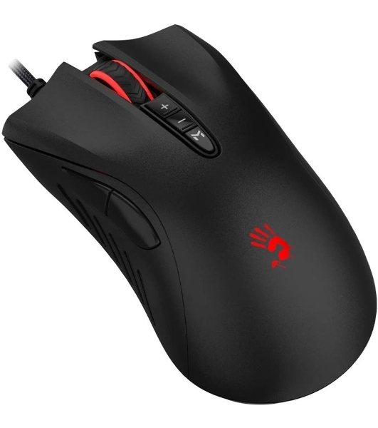 Мышь проводная A4Tech Bloody ES5 черный, 3200 dpi, USB Type-A, кнопки - 8