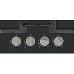 Поверхность газовая Bosch PNP6B6K40 Газ, 4.5х59x52 см, закаленное стекло, 4 конфорки, газ-контроль, автоподжиг, черный, фото5