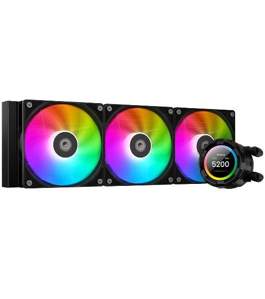 Система жидкостного охлаждения для процессора ID-COOLING SL360 XE черный 120мм алюминий+медь 1800rpm 30db 4-pin 350W