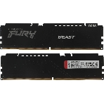 Оперативная память Kingston Fury Beast, DDR5, 32GB (2x16GB), 5600MHz, CL36, DIMM, с радиаторами, черный, фото9