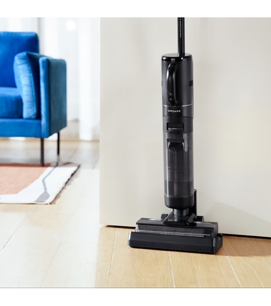 Пылесос вертикальный Dreame Wet and Dry Vacuum G10 Combo черный, питание от аккумулятора, 200 Вт, уборка сухая/влажная, пылесборник 0.9 л