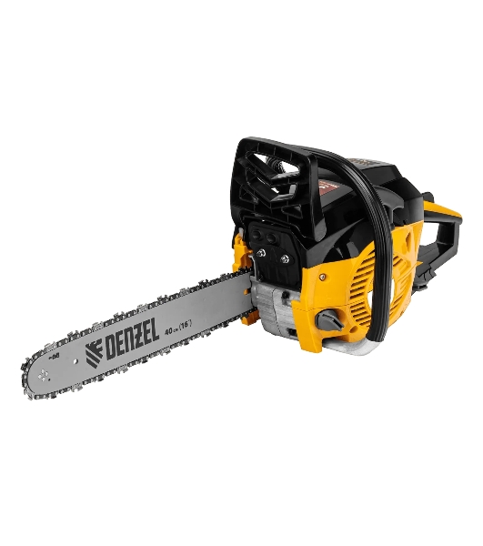 Пила цепная бензиновая Denzel DGS-4516 шина 40 см, 45 см 3, 3,0 л.с., шаг 3/8, паз 1,3 мм, 57 зв