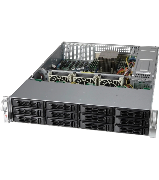 Серверный корпус NR Black 2U SCLA26 LP chassis w/ Red. 920W PWS and Std. pac