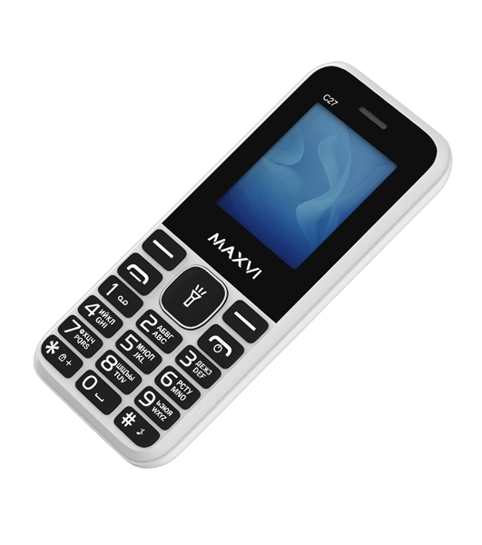Мобильный телефон Maxvi C27 белый