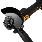 Угловая шлифовальная машина бесщеточная DEKO DKAG-125, 20В, 1*4.0А·ч, фото3