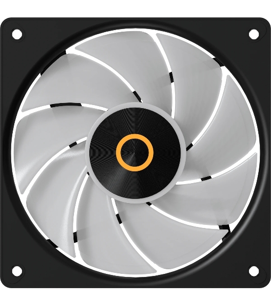 Вентилятор для корпуса Ocypus Gaммa F12 Elite BK ARGB, 120x120x25мм, 4-PIN PWM, 600-1800 RPM, 26 DBA MAX, HYDRO BEARING