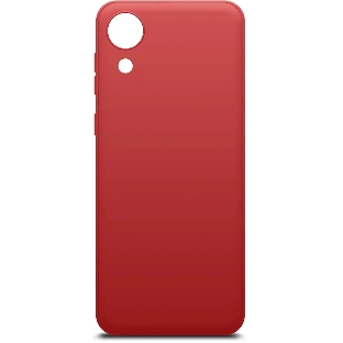 Чехол (клип-кейс) BoraSCO Microfiber Case для Samsung Galaxy A03 Core красный