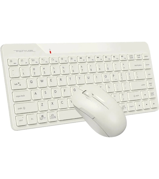 Комплект клавиатура+мышь A4Tech FStyler FG2200 Air2 беспроводной, USB, 1200 DPI, бежевый