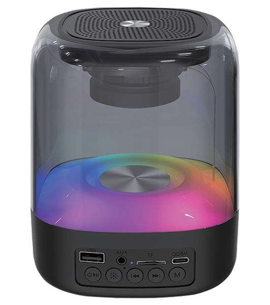 Акустическая система QUMO Plasma ВТ 0082 5 ВТ объемное звучание RGb подсветка