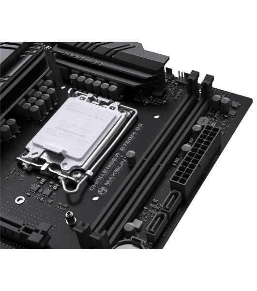 Материнская плата Maxsun Challenger B760M D5 WIFI, LGA 1700, Intel B760, 2xDDR5, 3xSATA, 2xM.2, 1xPCIe 4.0 x16, 1xPCIe 4.0 x1, 1xHDMI, 1xVGA, 1x 1Gb LAN, 2xUSB-A 3.2 Gen 1, 2xUSB-A 2.0, 3x3.5 мм, 5.1, mATX