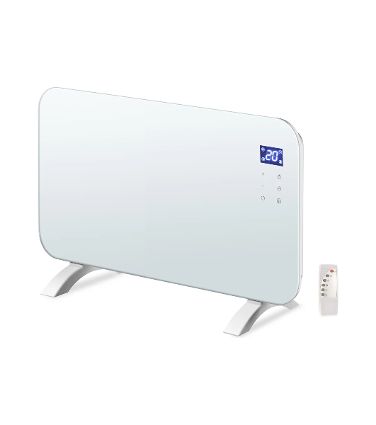 Конвектор электрический Neoclima AURA-2000W белый, 2000 Вт, 25 м2, электронный термостат, Wi-Fi