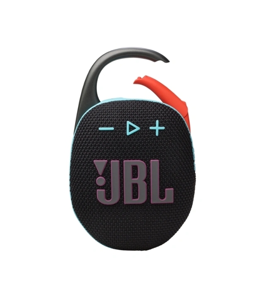 Колонка портативная JBL Clip 5 черный/оранжевый 7W Mono BT 10м 1400mAh