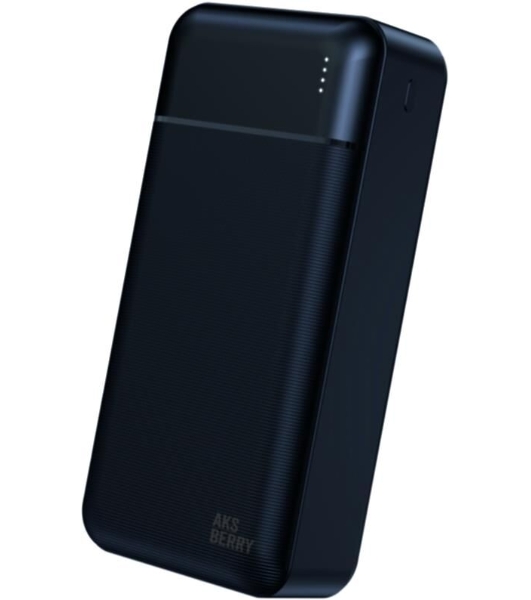 Портативный аккумулятор AKSBERRY E300 Epica быстрая зарядка 30000 mAh, черный