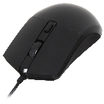 Мышь проводная Oklick 207M черный, 2400 dpi, USB, кнопки - 4, фото3