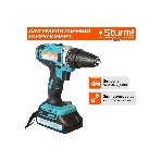 Дрель-шуруповерт Sturm CD3618, 18 В, 2 Ач, 31 Нм, щеточный, фото16