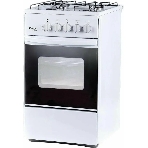 Плита газовая Лада Nova RG 24042 W белый, конфорок 4 газовых, духовка 50 л, 50 см x 85 см x 60 см, фото 1