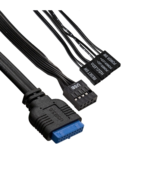 Компьютерный корпус Minitower ExeGate BAA-114U2-AA500 (mATX, БП AA500 с вент. 8см, 1хUSB+2хUSB 3.0, аудио, черный)