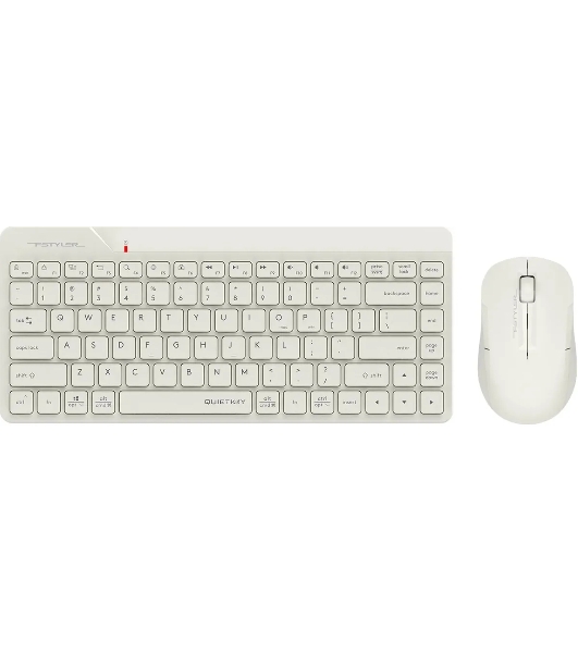 Комплект клавиатура+мышь A4Tech FStyler FG2200 Air2 беспроводной, USB, 1200 DPI, бежевый