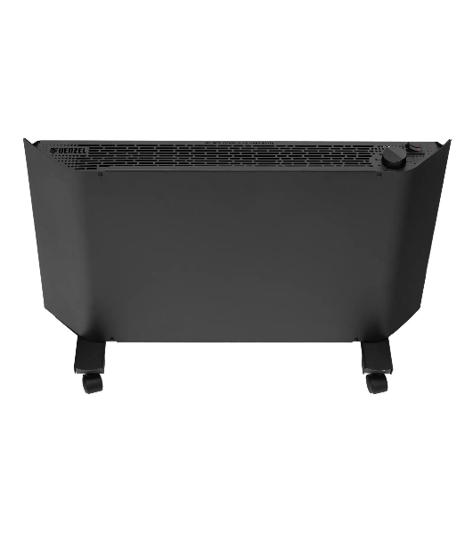 Конвектор электрический Denzel XCE-1500B черный, 1500 Вт, 20 м2, термостат