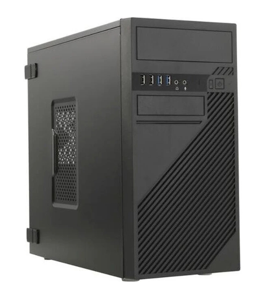 Компьютерный корпус Mini Tower InWin EFS712 Black U3*2+U2*2+A(HD) + front fan holder + Screwless mATX (без блока питания)