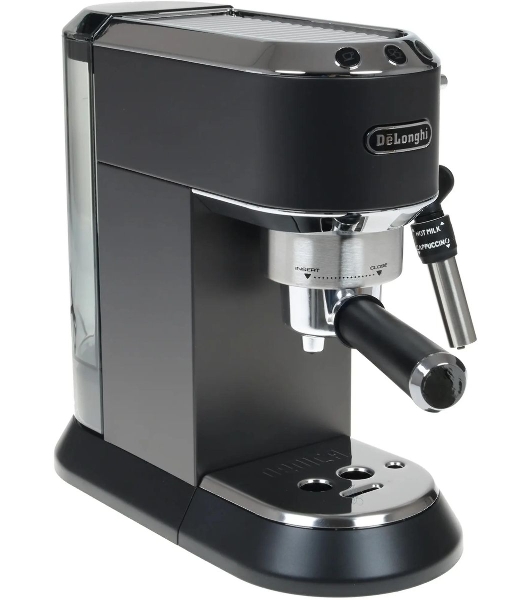Кофеваркa рожковая DeLonghi EC 685 BK черный, исп. кофе - молотый/чалды, 1.1 л, 1350 Вт, 15 бар