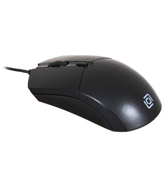 Мышь проводная Oklick 207M черный, 2400 dpi, USB, кнопки - 4