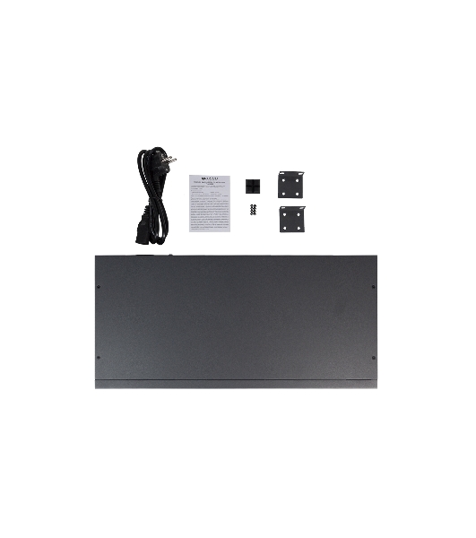 Коммутатор неуправляемый PoE ORIGO Unmanaged Switch 26x1000Base-T (24x1000Base-T PoE), 2xCombo 1000Base-T/SFP, PoE Budget 370W, Long-range PoE up to 250m, 19' w/brackets