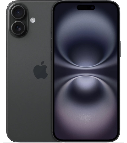 Смартфон Apple iPhone 16, 8/256Gb, черный