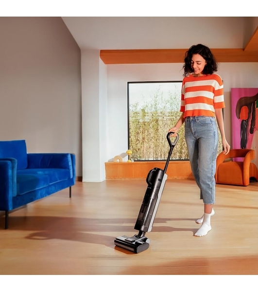 Пылесос вертикальный Dreame Wet and Dry Vacuum G10 Combo черный, питание от аккумулятора, 200 Вт, уборка сухая/влажная, пылесборник 0.9 л