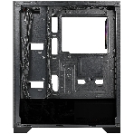 Корпус AZZA Aerohex Black, Midi-Tower, чёрный, 4 x 120 мм, фото2