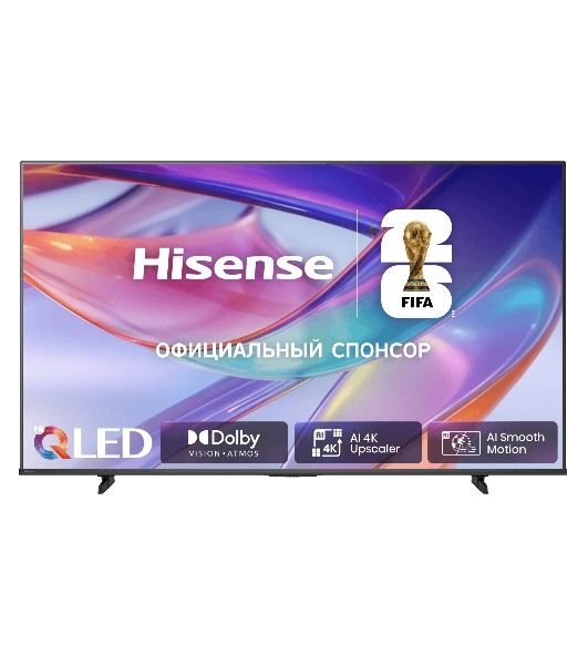 Телевизор Hisense 55' 55E7S черный QLED/DLED 4K UHD 60Hz Smart TV 3GB/16GB