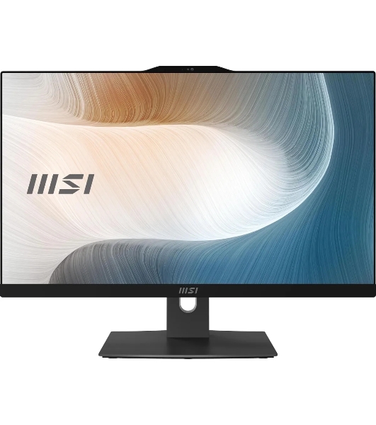 Моноблок MSI Modern AM242P 1M AiO 23,8' FHD (1920x1080)IPS AG Non-touch,Core i3-100U (1.2GHz),8Gb DDR5(1*8GB),512Gb SSD M.2, Intel UHD, WiFi, BT, camera, WirelessKB&mouse Eng/Rus, No OS,1y,черный (9S6-AE0721-1477/9S6-AE0721-1032)