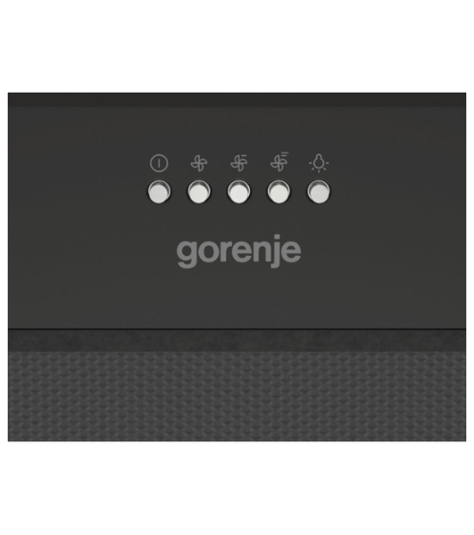 Вытяжка встраиваемая Gorenje BHI626E6B черный, 60 см, 677 куб. м/ч, 61 дБ