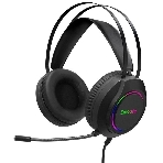 Гарнитура Exegate Cosmos HS-702GL чёрный, проводная, USB, виртуальный звук 7.1, подсветка, фото 1