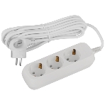 Удлинитель электрический ЭРА UDL-10-350-E Greenline 3 розетки с заземлением 5м ПВС 3x0.75мм2, фото 1
