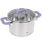 Кастрюля Lara LR02-253 Лаванда 3,8 л, 20 см, с крышкой, нержавеющая сталь, фото6