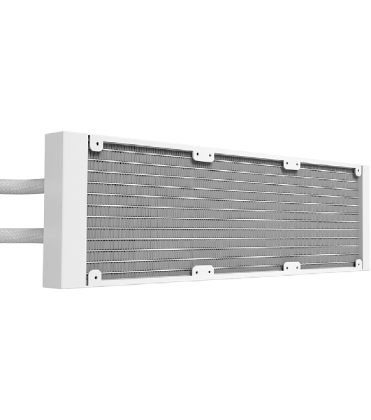 Система жидкостного охлаждения Water Cooling System Geometric Future Eskimo Pro 360 (240W, 360мм, ARGb, белый/Fans: 3x120мм, 80.81CFM, 34.2dBA, 2000RPM/Pump height 54мм, 3200RPM, Rad thickness 27мм/S: 1851, 1700, 1200, 115X, 2011, 2066, AM5, AM4)