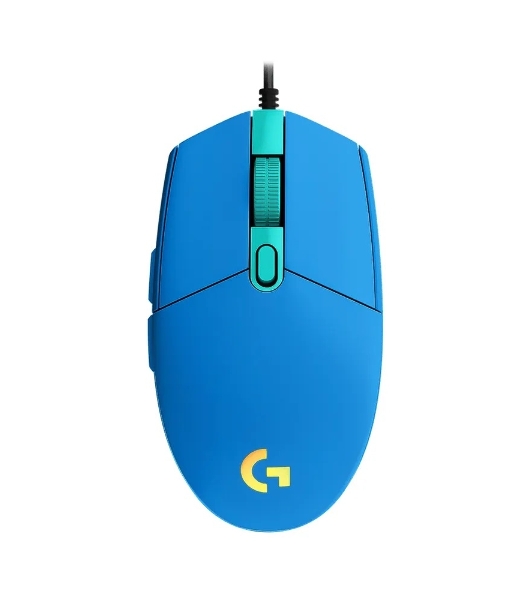 Мышь проводная Logitech G102 LIGHTSYNC синий, 8000 dpi, USB, кнопки - 6