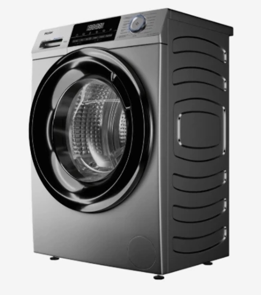 Стиральная машина Haier HW80-BP12929SE серебристый, загрузка фронтальная 8 кг, 1200 об/мин, класс A+++
