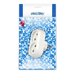 Плоский разветвитель Smartbuy (SBE-10-A02-2) 2 гнезда без заземления плоский 10А 250B, фото3