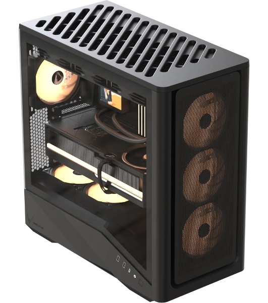 Компьютерный корпус Aerocool \ Formula V Line Air Power G9 DUO PA Black, ATX, TYPE-C*1, USB3.0*2, MESH/GLASS FRONT PANEL, FRONT 3x PERFORMANCE ARGB, REAR 1x PERFORMANCE ARGB