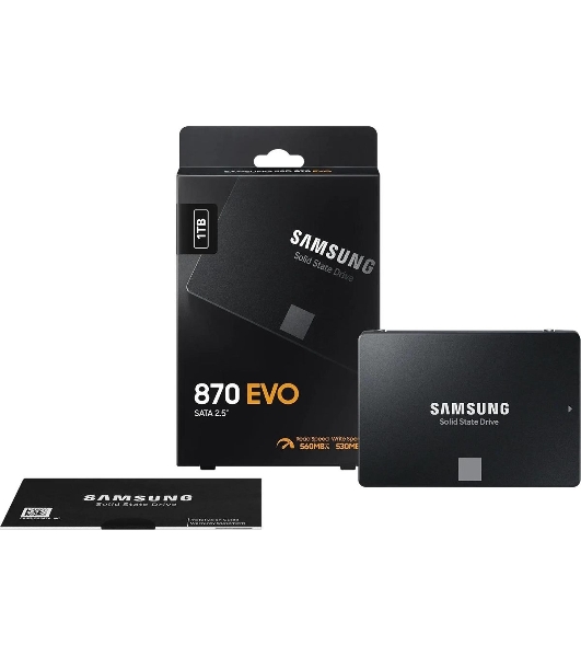 Жесткий диск SSD SAMSUNG SATA2.5' 1TB 6GB/S 870 EVO MZ-77E1T0B/AM