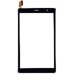 Сенсорное стекло (тачскрин) для Digma Optima 8 Z801, черное, фото 1