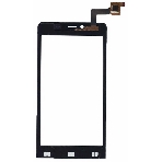 Сенсорное стекло (тачскрин) для Micromax Q370, черное, фото2