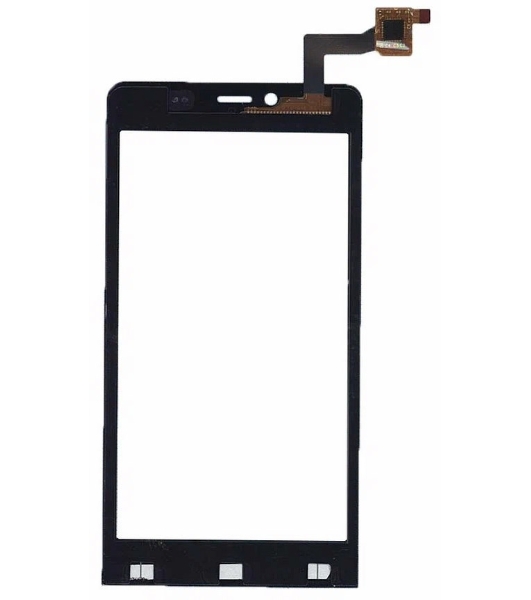 Сенсорное стекло (тачскрин) для Micromax Q370, черное
