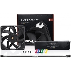 Вентилятор корпусной Noctua NF-A12x15 PWM chromax.black.swap, 120x15 мм (slim), 0-1850 об/мин, 23.9 дБ, 4-pin PWM, 94.2 м³/ч, черный, сменные антивибрационные подушки, фото2
